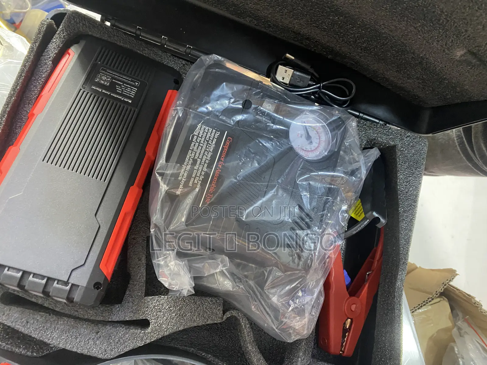 Jumper Starter + Tyre Pump