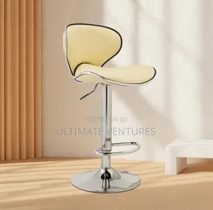 Bar Stool (Adjustable Bar Stool With Chrome Base