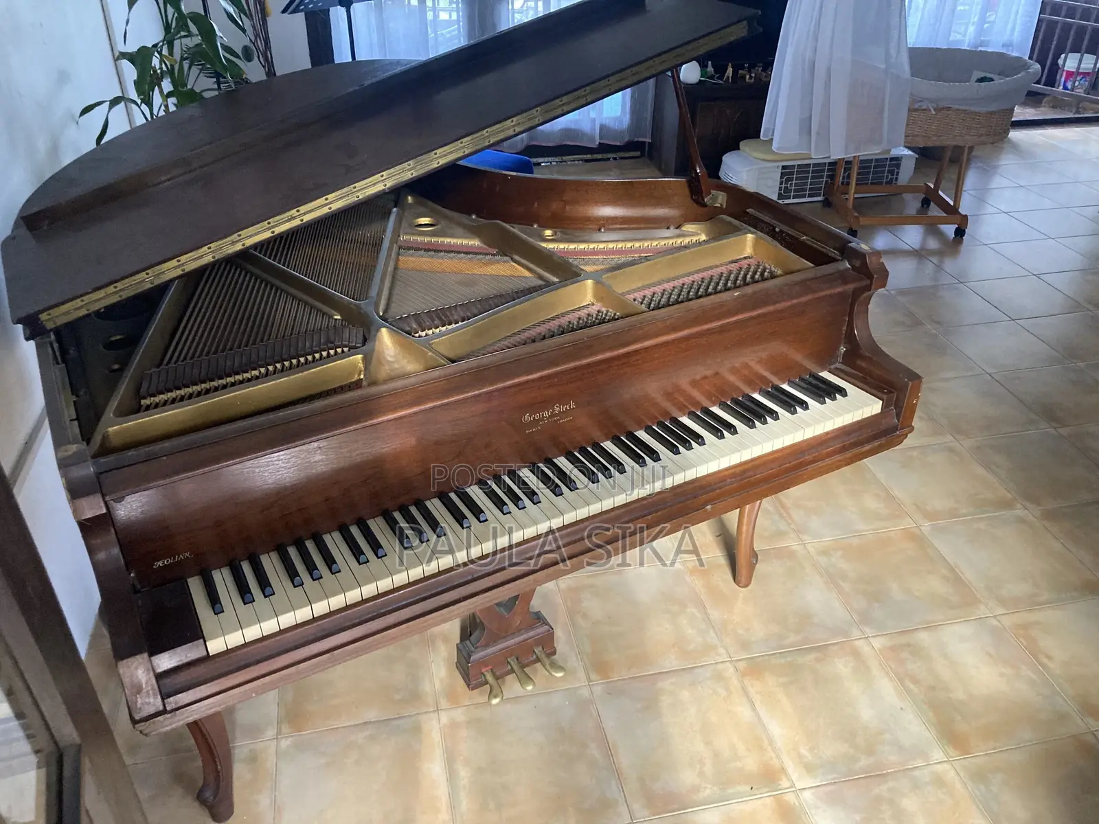 Vintage George Steck Baby Grand Piano (Circa 1915–1920)