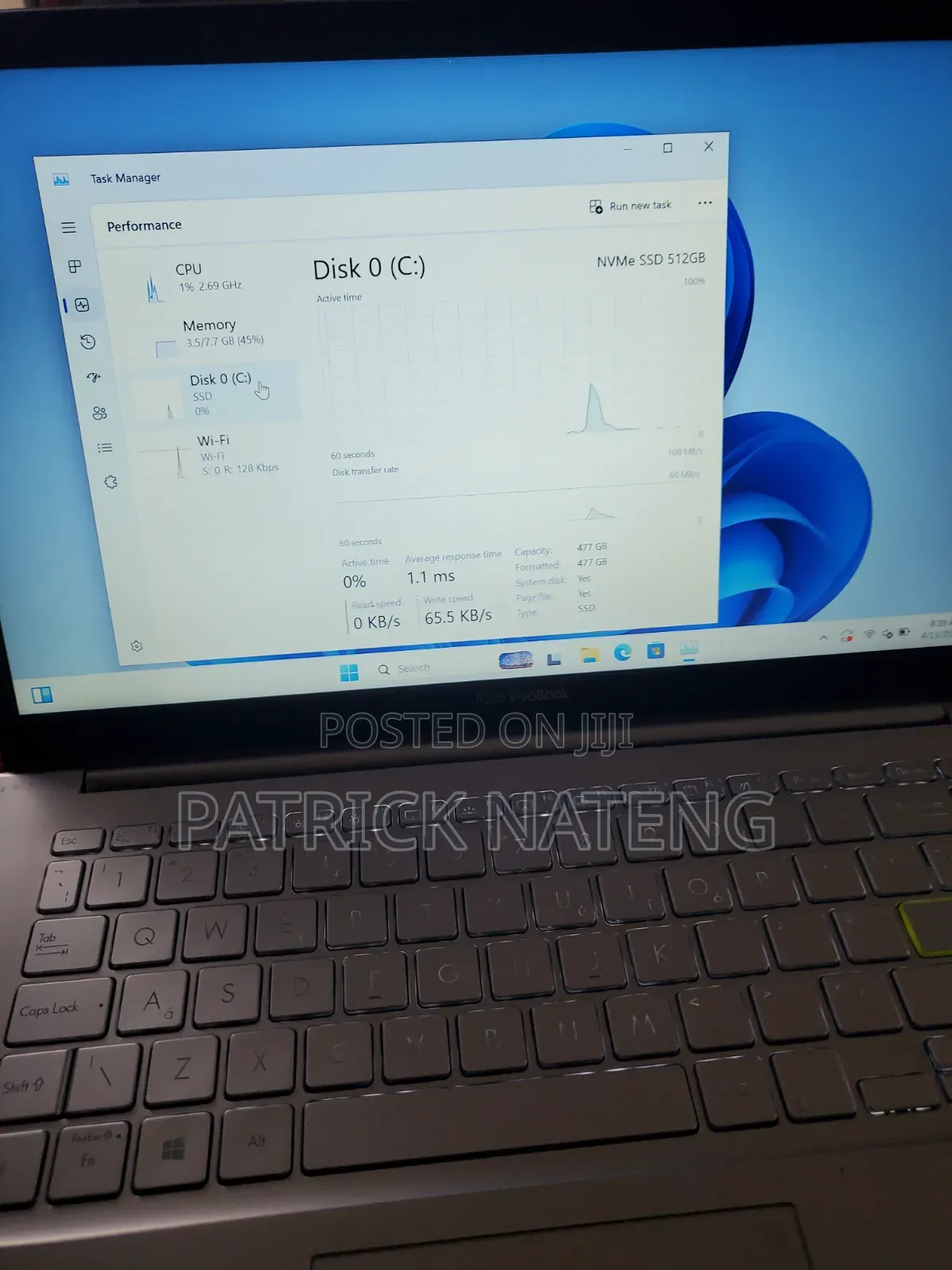 Laptop Asus VivoBook S14 S410UA 8GB Intel Core i7 SSD 512GB