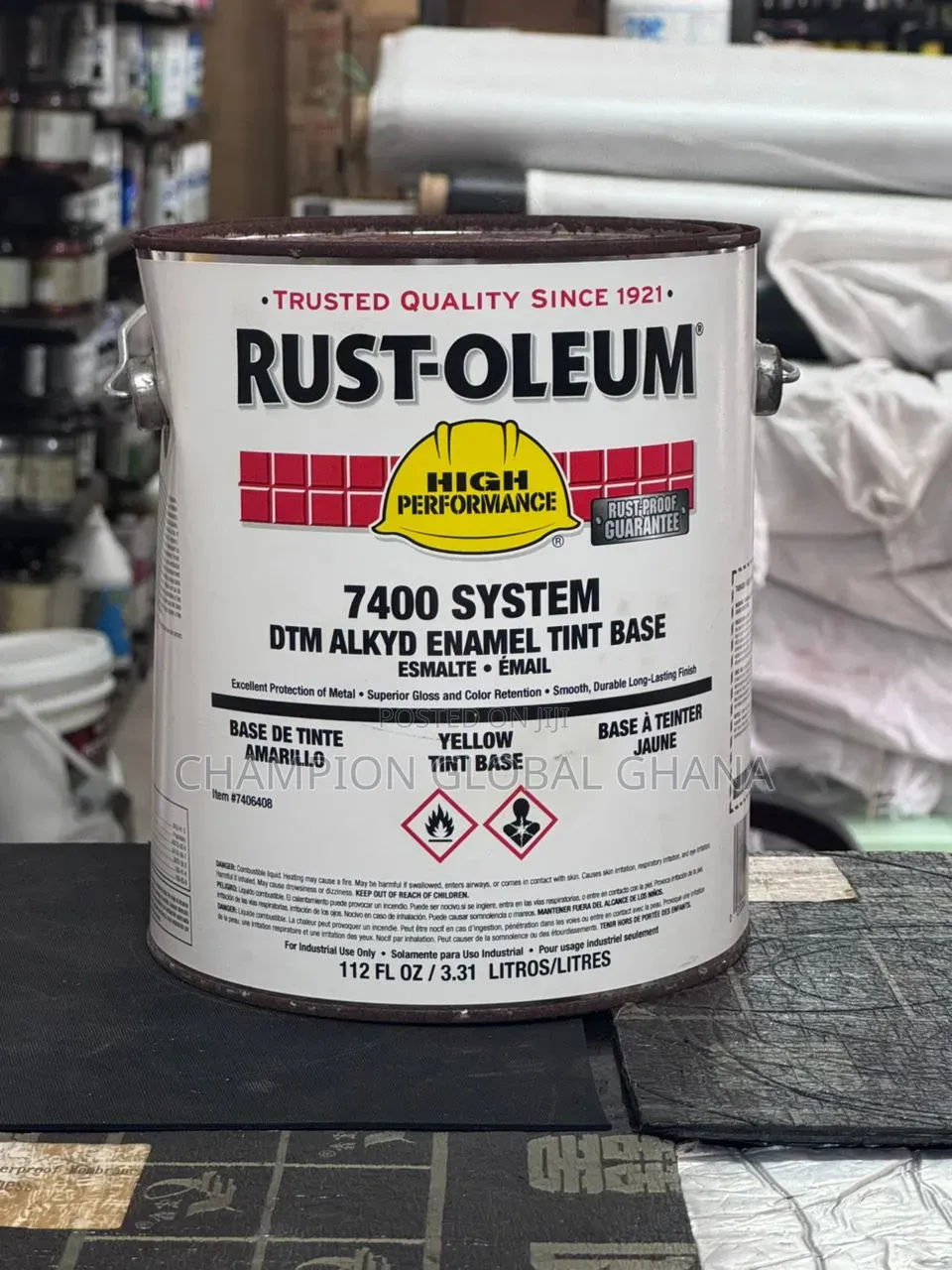 Anti Rust Oil Paint Yellow