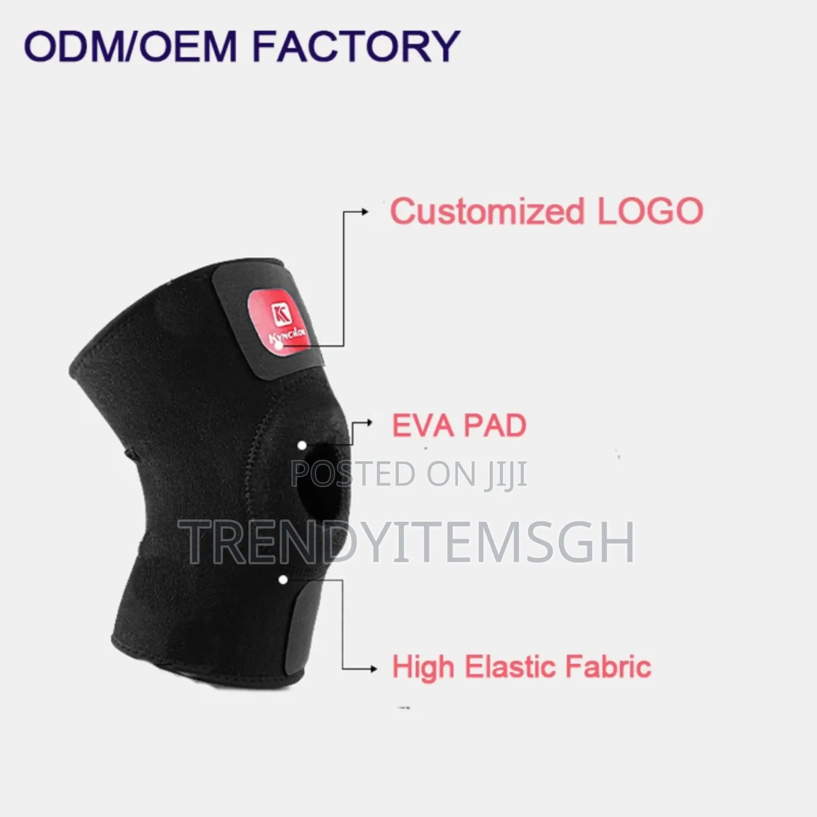 Elastic Knee Support Brace Kneepad Adjustable Knee Pads