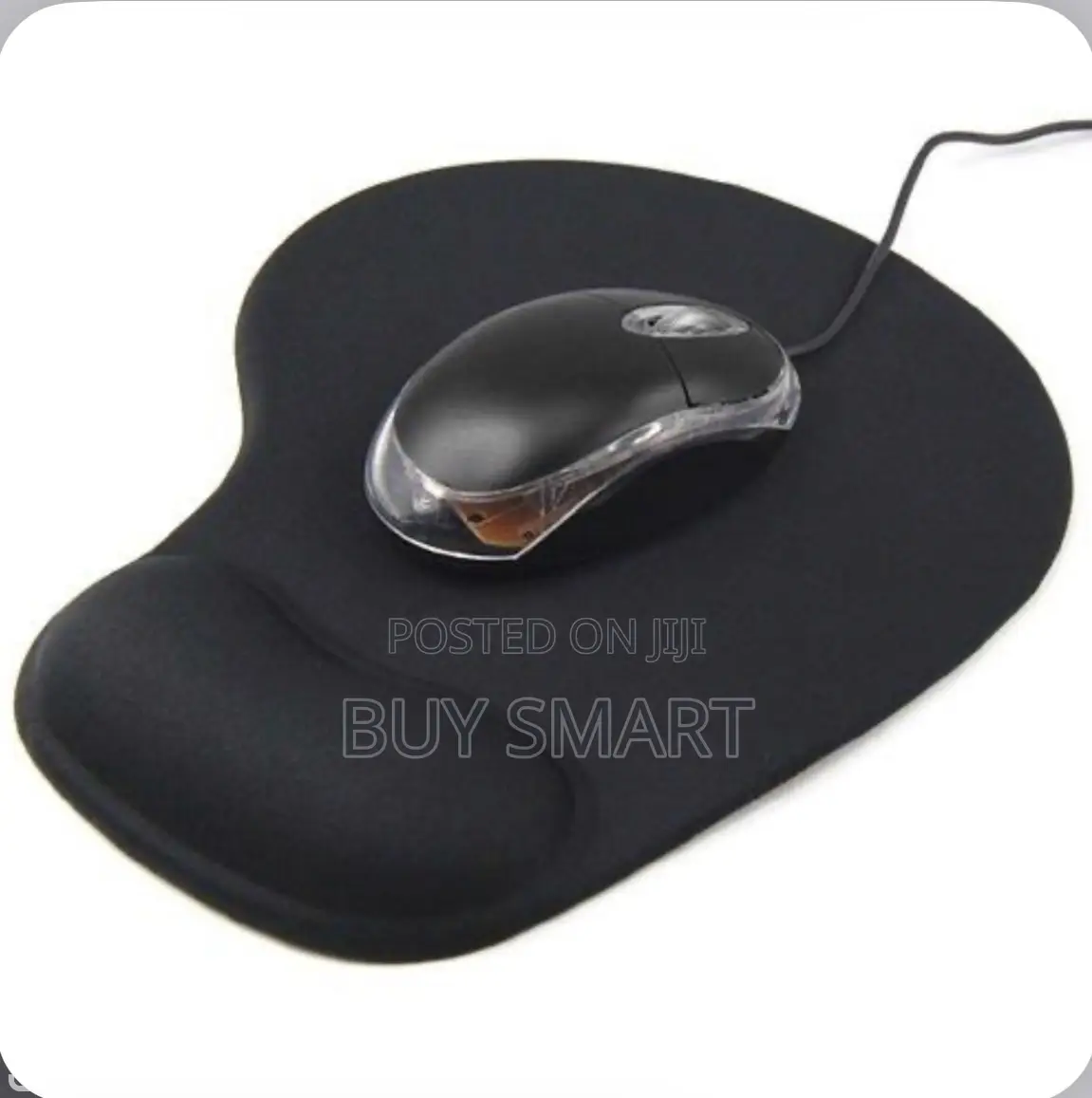 Mouse Pad With Gel Wrist Support
