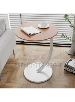 Single Tier C Shape Sofa Side Table