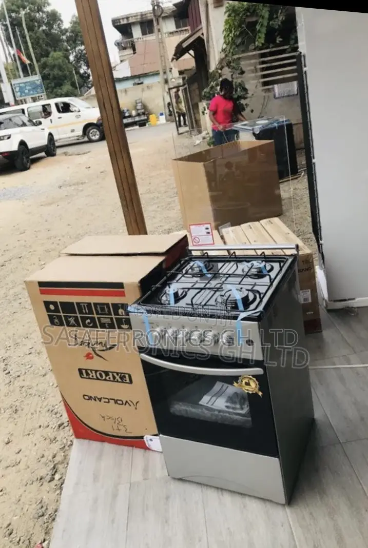 Shop Premium 50x50 Oven 4 Gas Volcano New Grey Cooker