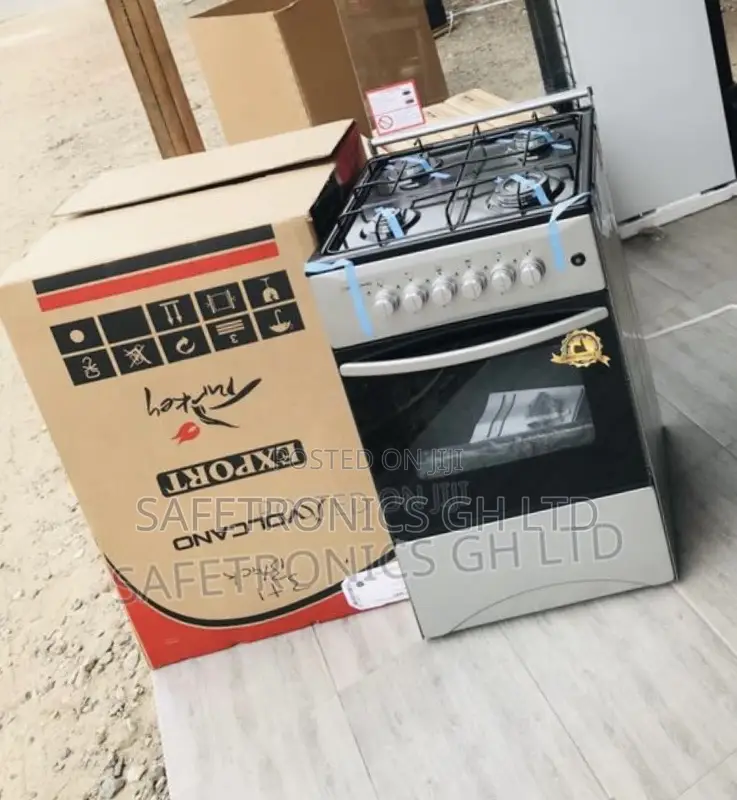 High Efficiency Grey 4 Gas Oven Grill 50x50 Volcano Cooker