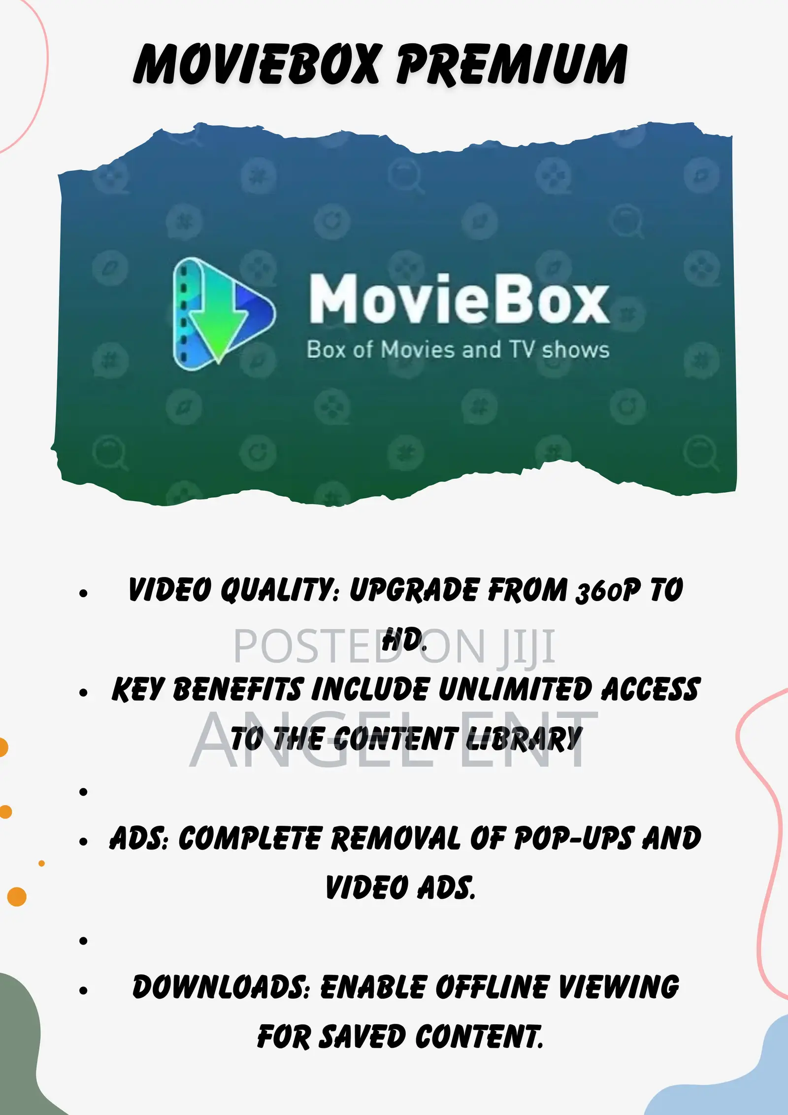 Moviebox Premium Subscription (Android Devices)