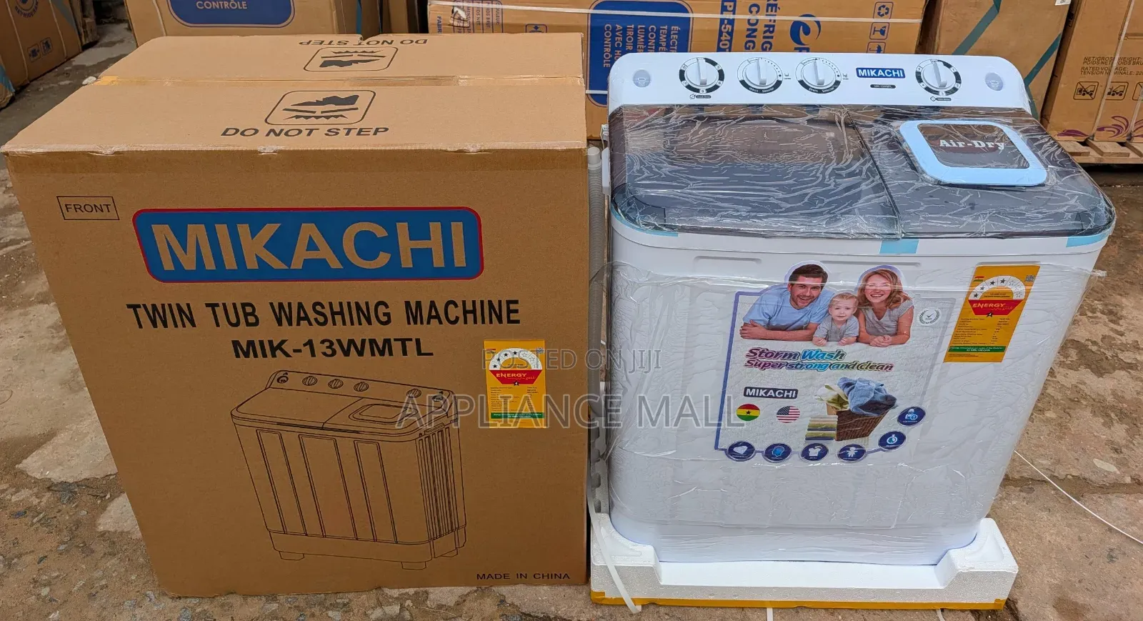Mikachi Washing Machine 11kg Semi Automatic