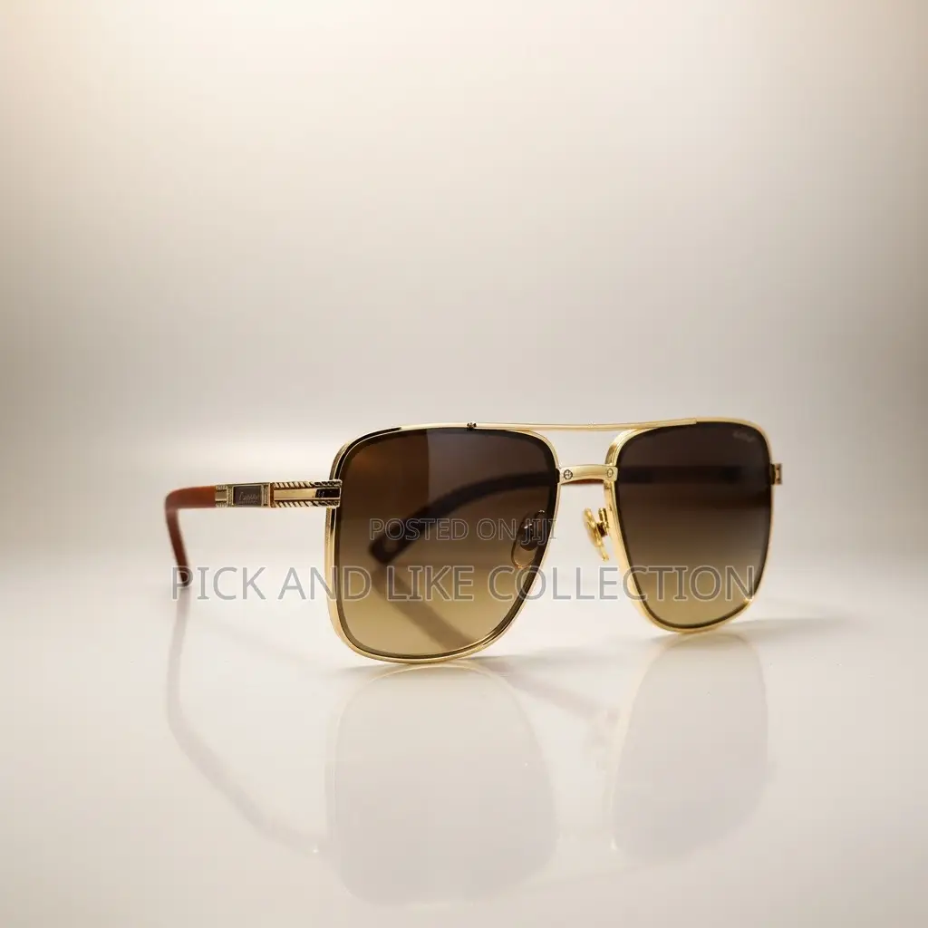 The Ultimate Statement Piece — Tinted Shades With Gold Flame