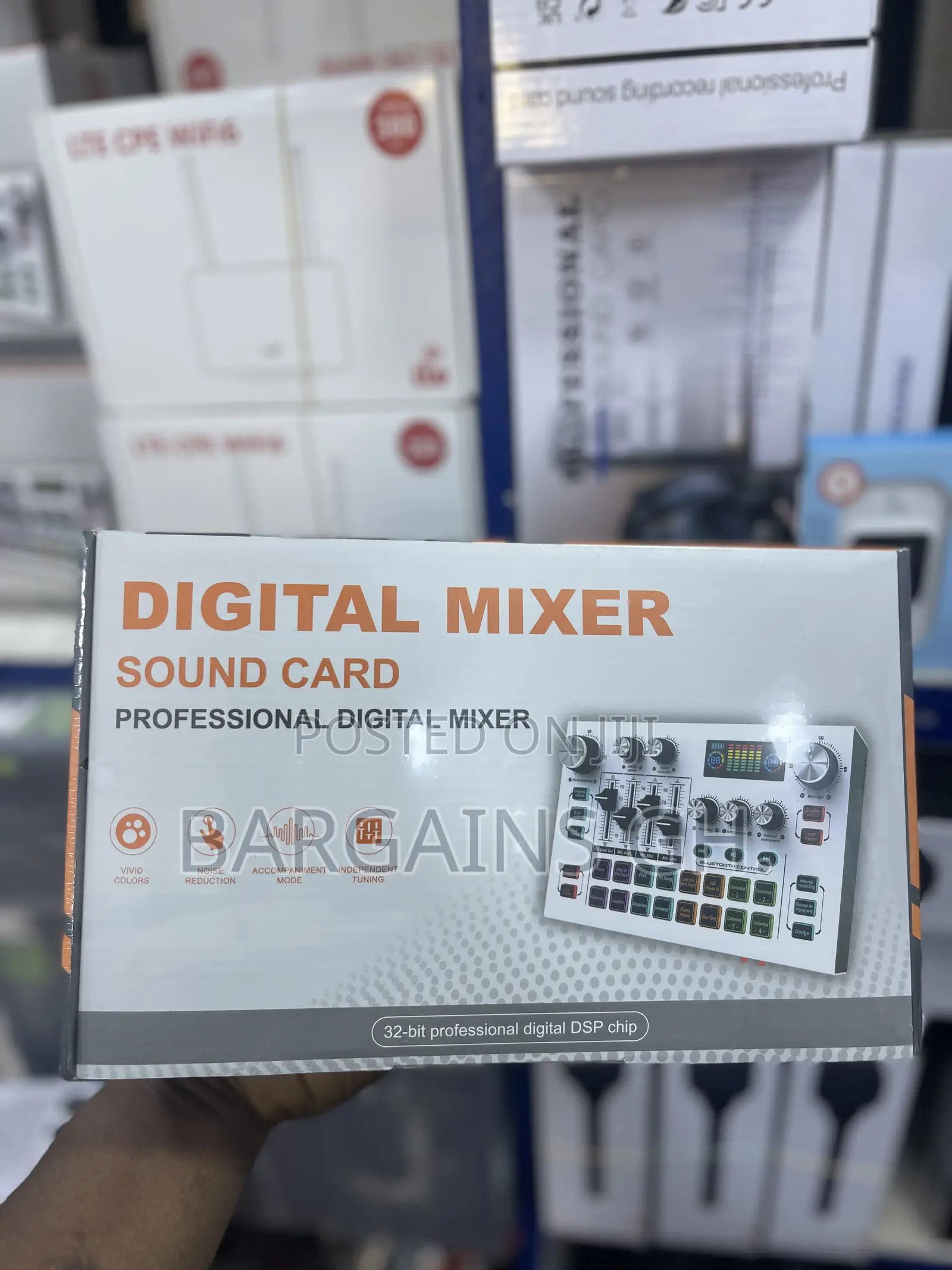 Professional Digital Mixer Sound Card
