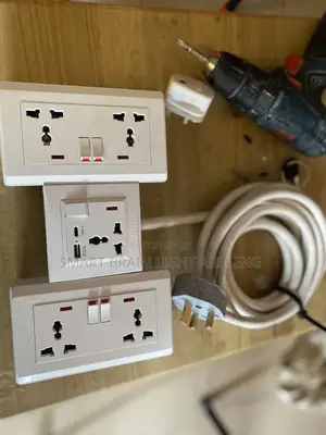 Modified Extension Sockets With Usb and Type- C Charger Ports