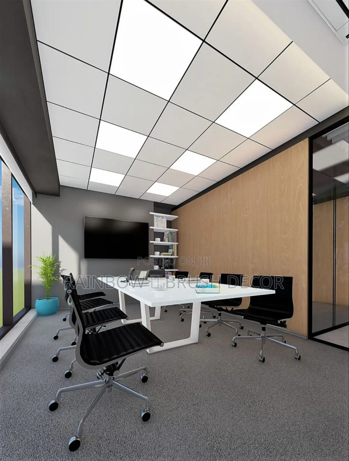 Armstrong Acoustic Tiles Ceiling Installation