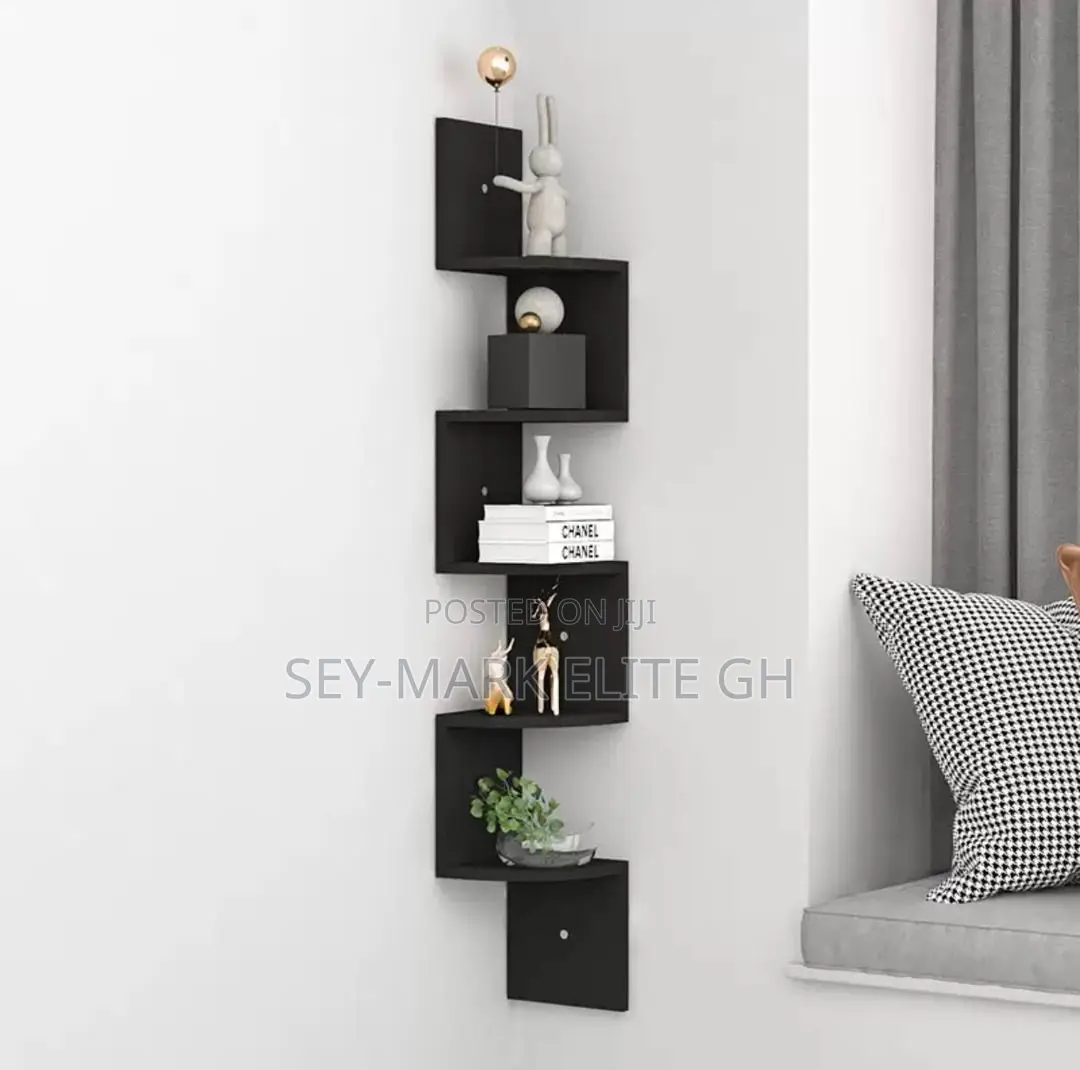 5 Tier Floating Corner Shelf