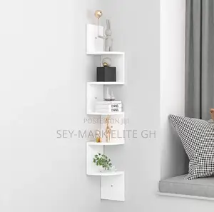 5 Tier Floating Corner Shelf