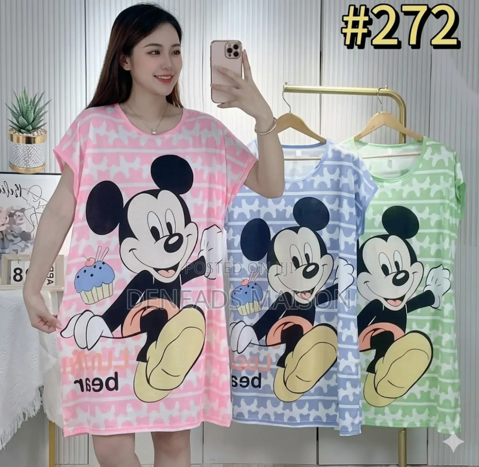 Long Cartoon Night Wear