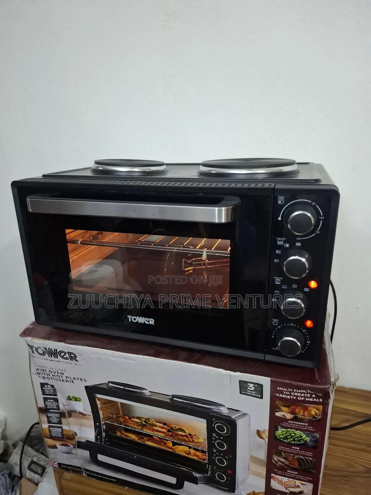 42.L Tower Oven With 2 Hit Plates From Uk