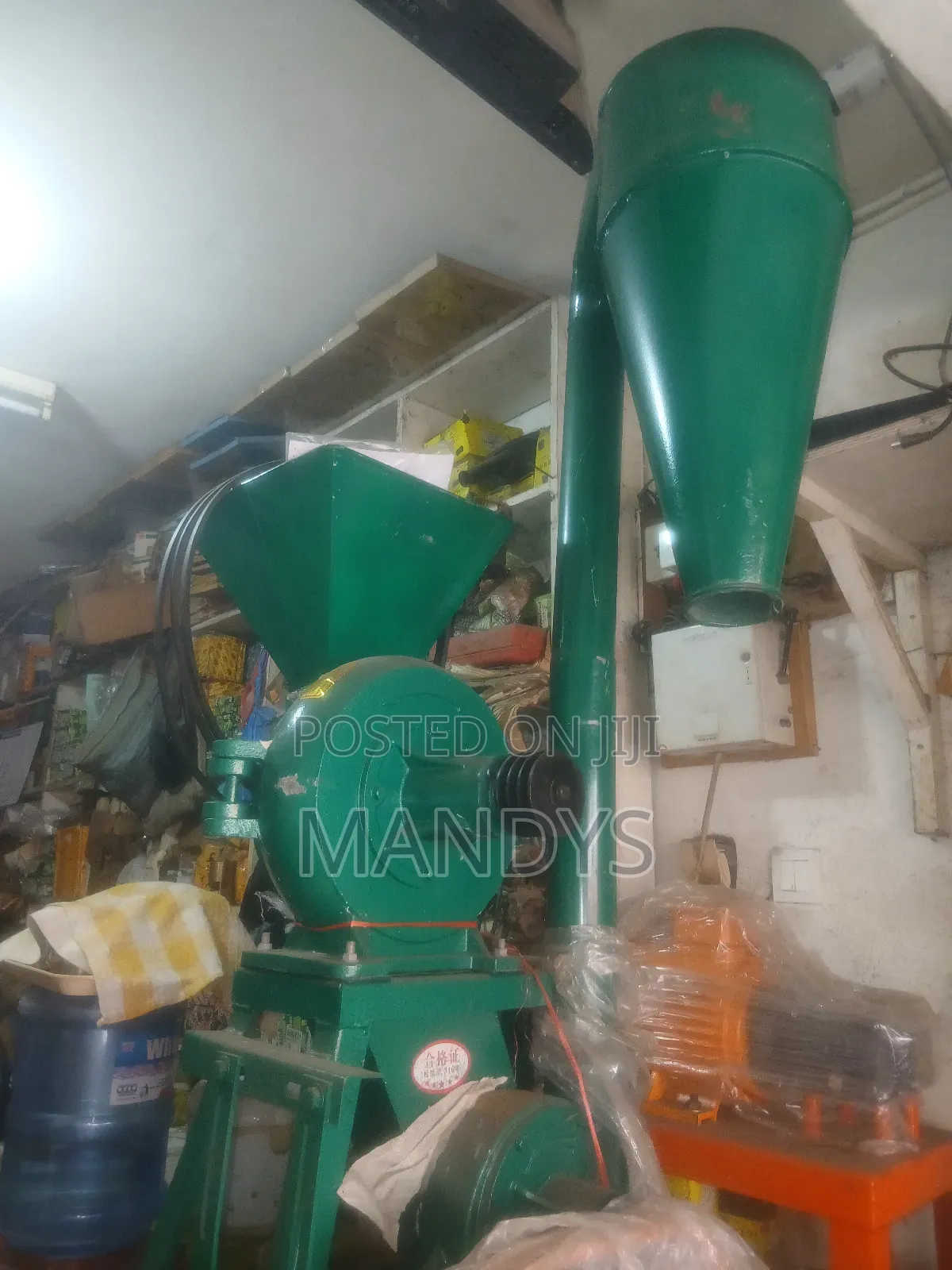 Complete Commercial Grain Grinding Mill / Hammer Mill With Motor