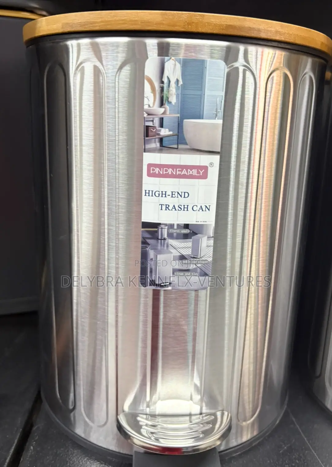 Trash Can Stainless Steel 10l
