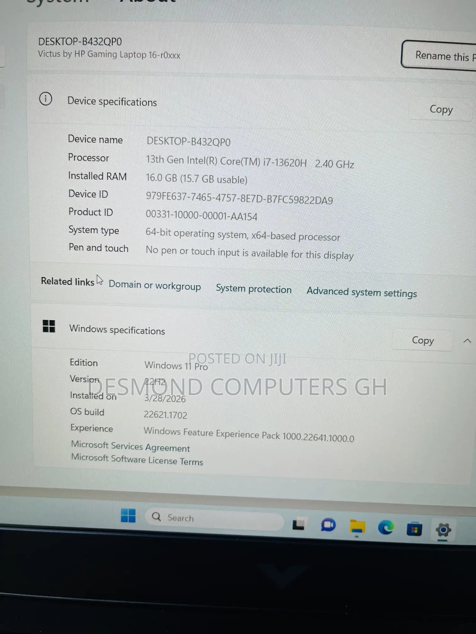 Laptop HP Victus 16 16GB Intel Core i7 SSD 1T