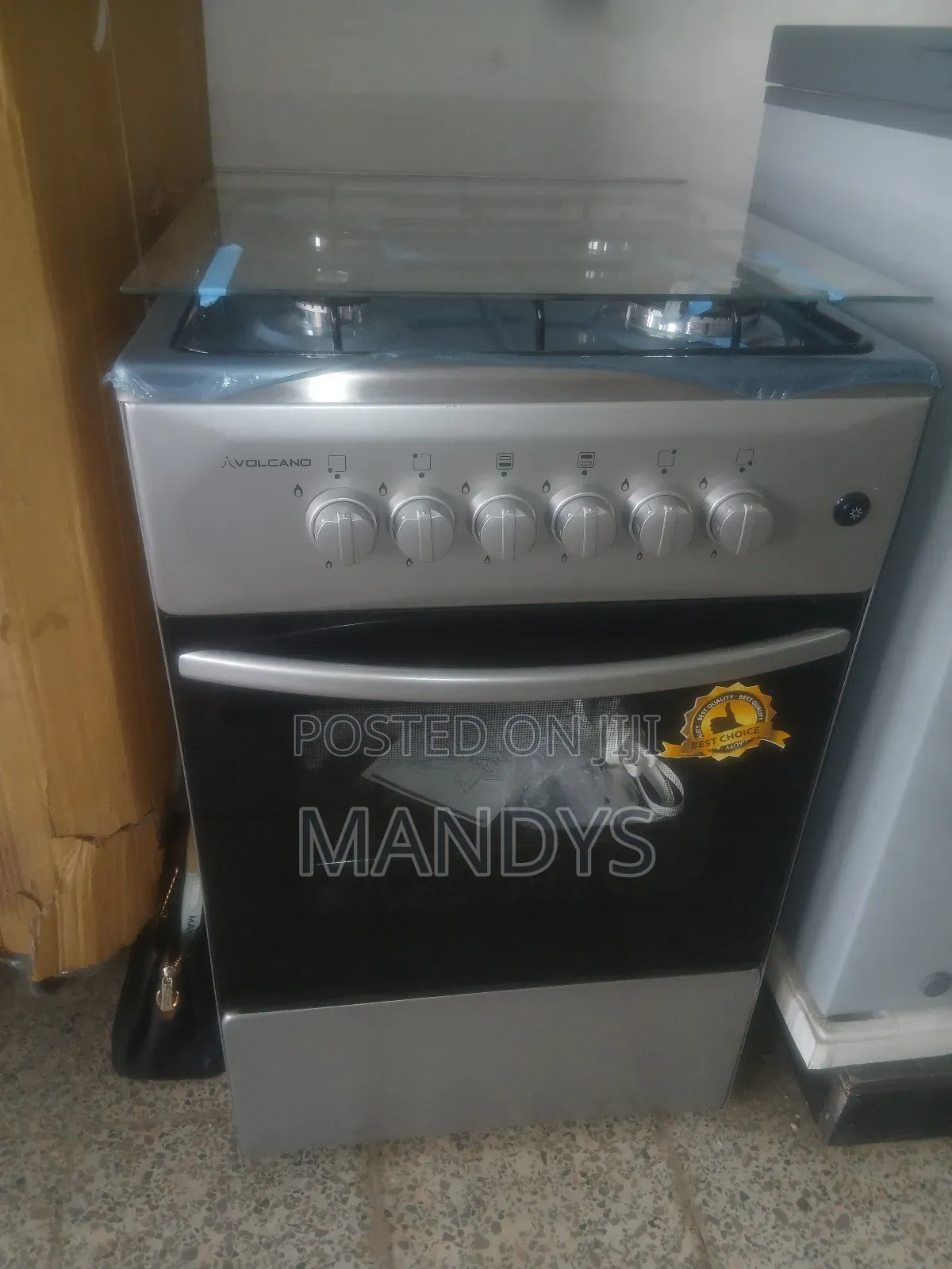 Volcano 4‐Burner Gas Cooker With Oven