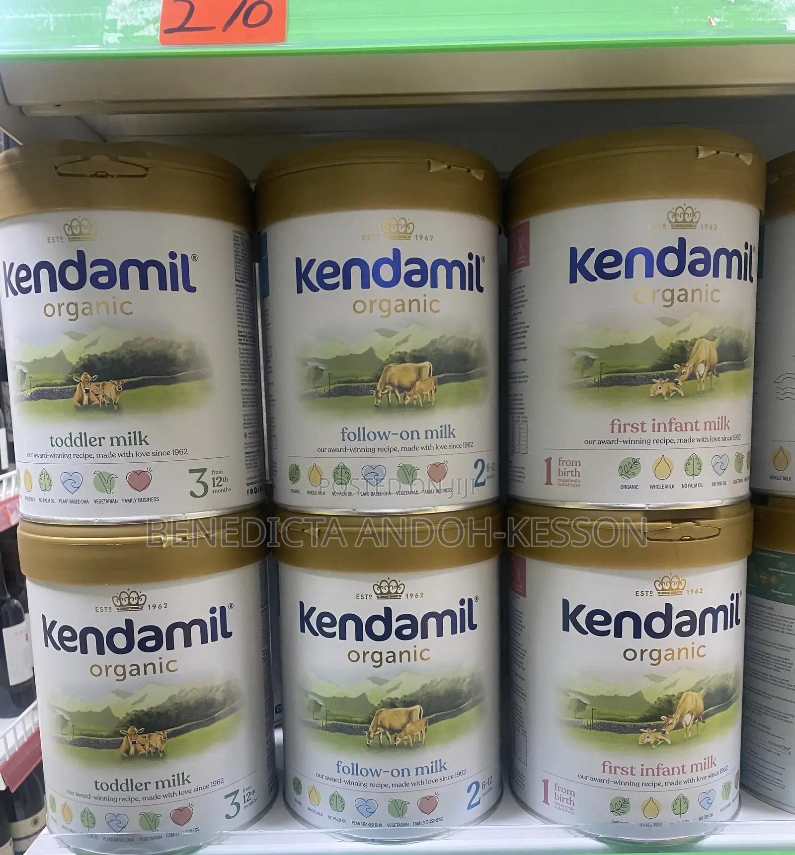 Kendamil Infant Formula Stages 1-3