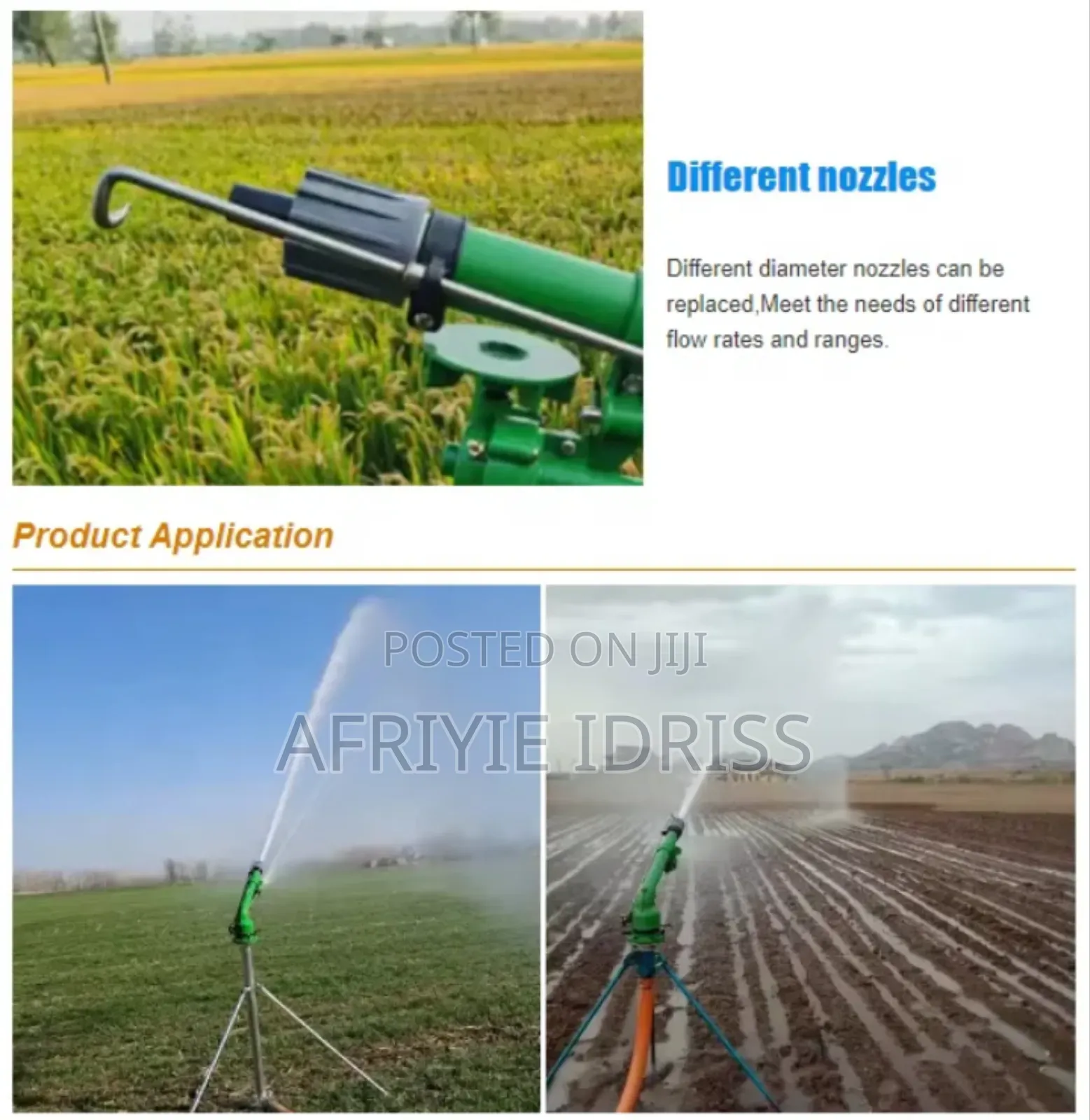 Long Range Shoot Irrigation Sprinkler