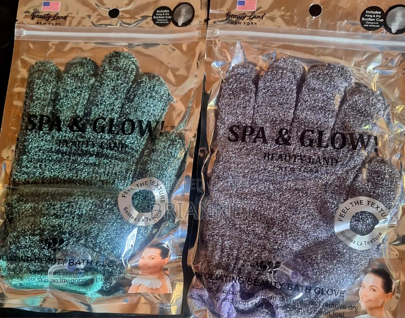 Exfoliating Bath Gloves – Deep Cleansing Spa Body Scrubber Smooth Skin