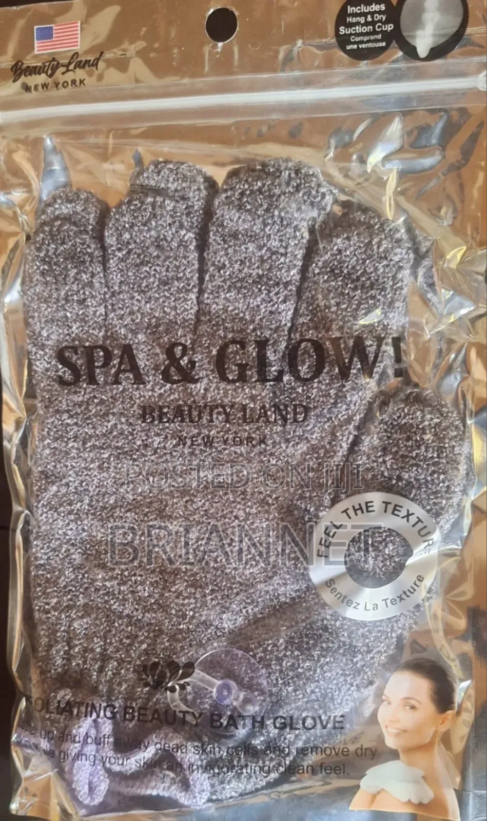 Exfoliating Bath Gloves – Deep Cleansing Spa Body Scrubber Smooth Skin