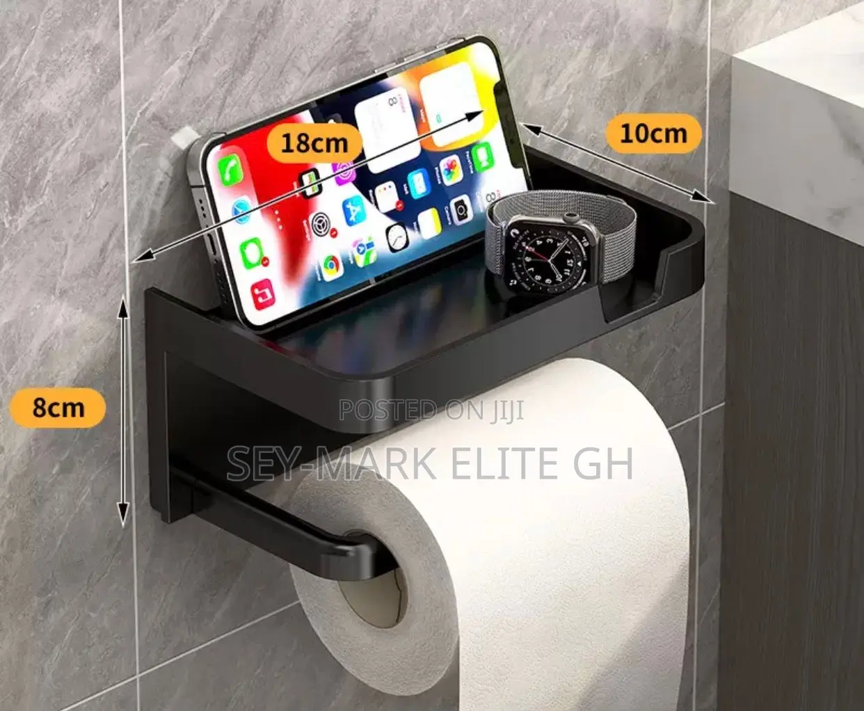 Wall Mount Toilet Paper Roll Holder