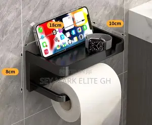 Wall Mount Toilet Paper Roll Holder