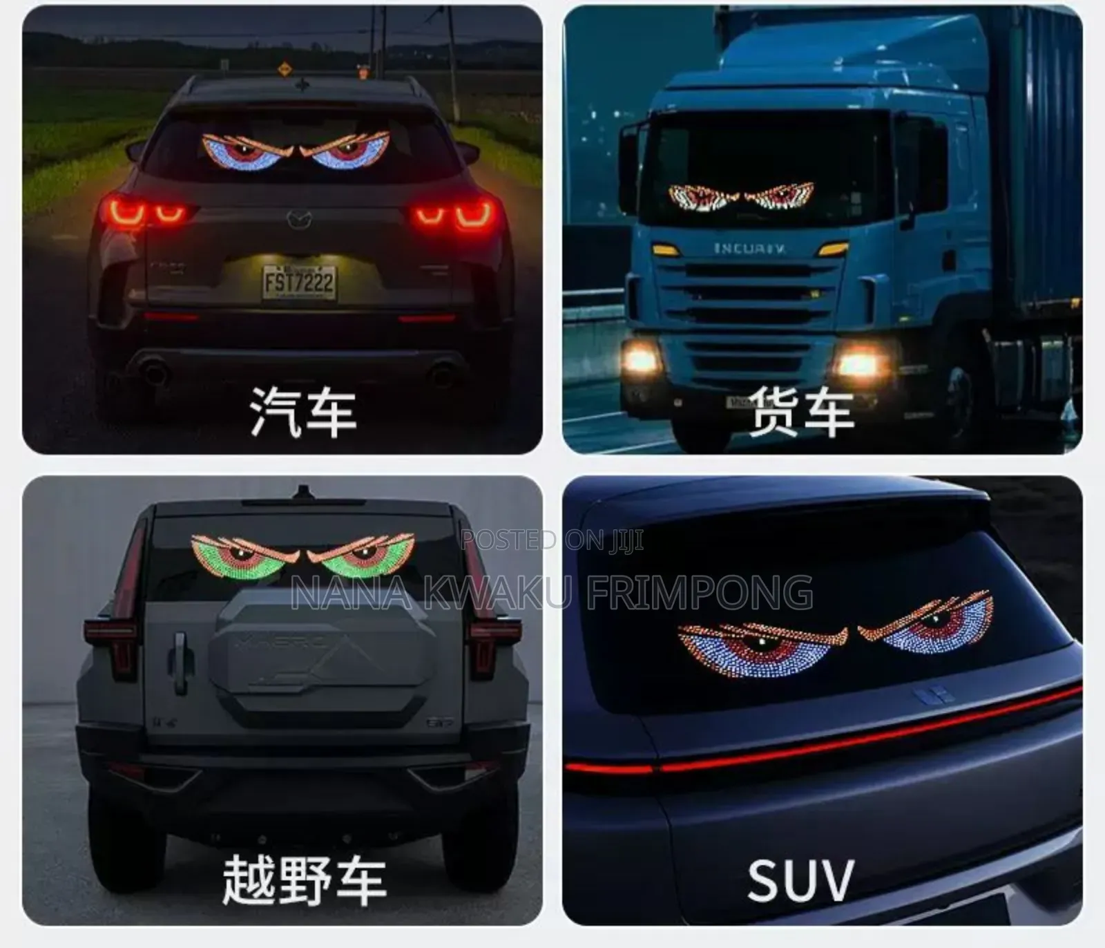 Devil's Eyes Universal Led Light Available