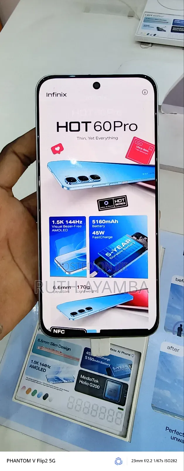 New Infinix Hot 60 Pro 128 GB Silver