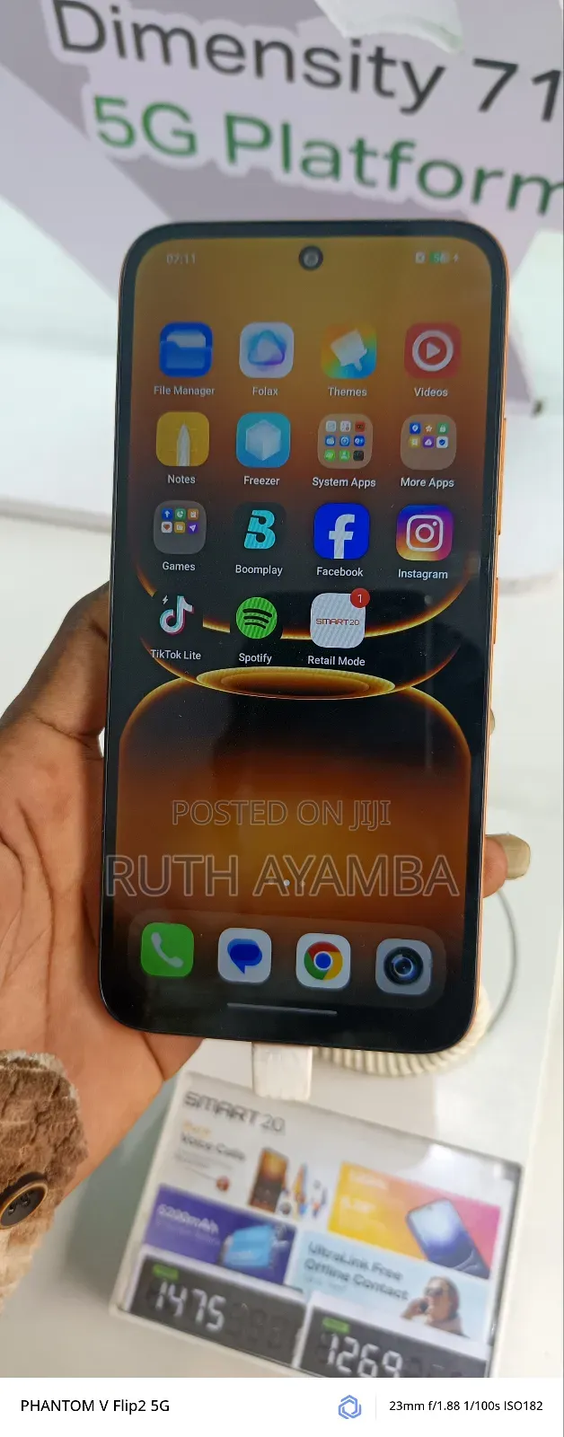New Infinix Hot 20 128 GB Orange