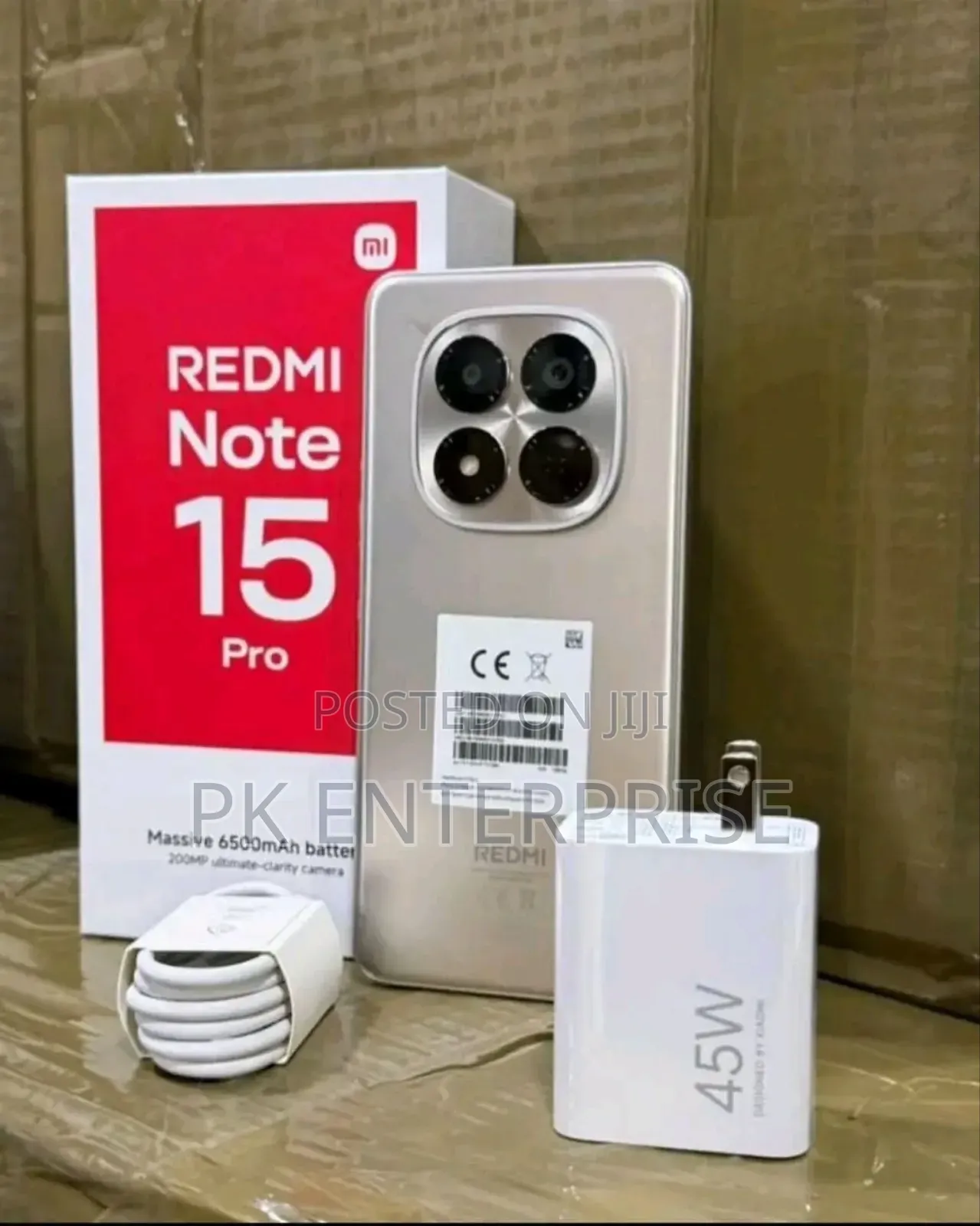New Xiaomi Redmi Note 15 Pro 256 GB Gold