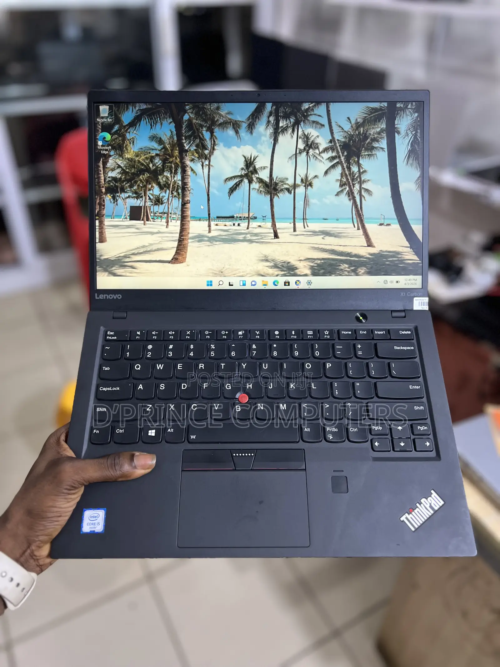 Laptop Lenovo ThinkPad X1 Carbon 8GB Intel Core i5 SSD 256GB