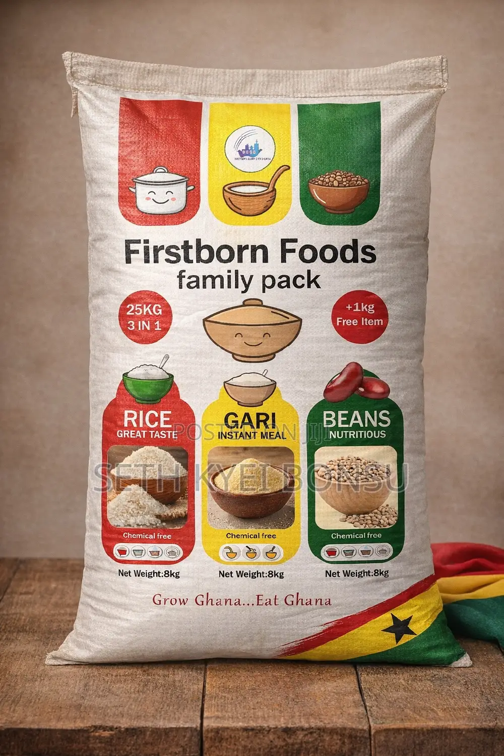 Gari, Beans, Rice Firstborn Foods