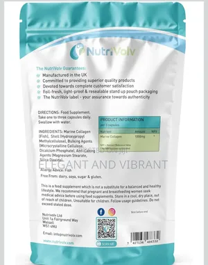 Collagen Marine (1000mg) Skin , Anti Ageing, Tissue, Joints, Muscles