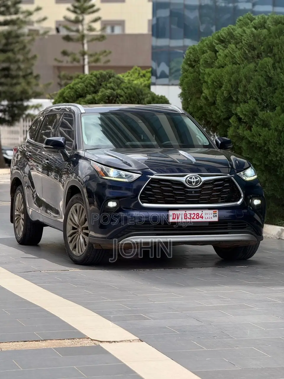 Toyota Highlander Platinum 2021 Blue