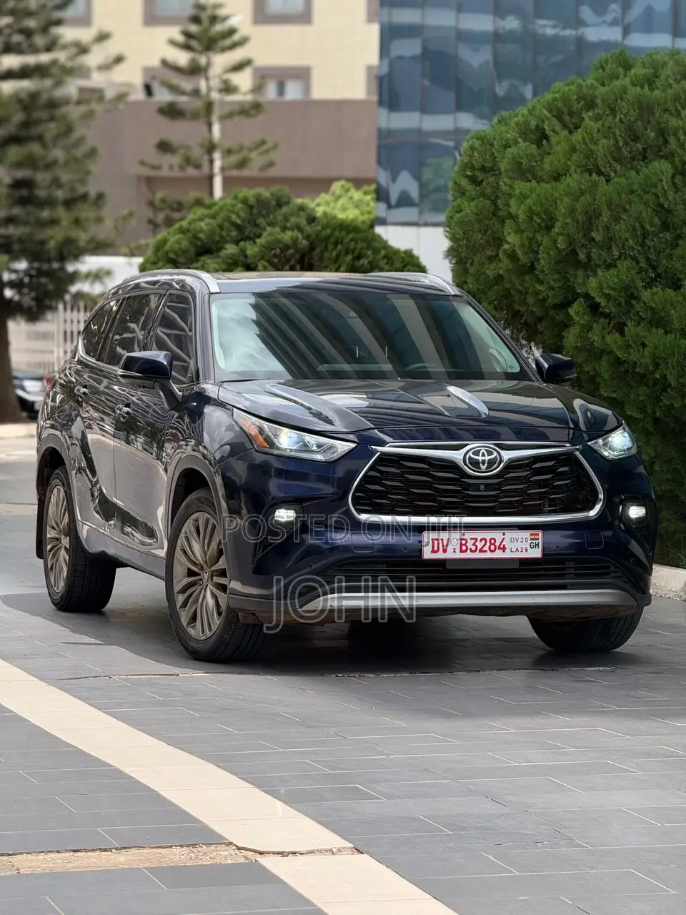 Toyota Highlander Platinum 2021 Blue