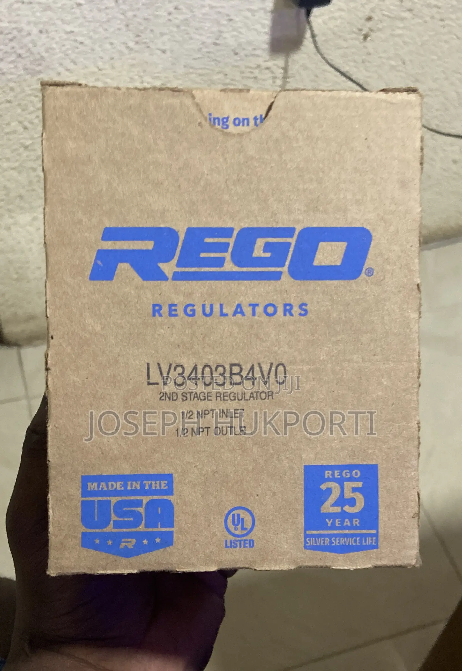 Second Stage Gas Regulator