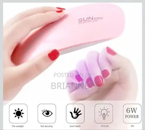 Mini Uv Led Nail Lamp – Portable Usb Gel Nail Dryer (Pink)