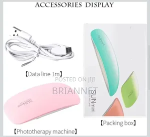 Mini Uv Led Nail Lamp – Portable Usb Gel Nail Dryer (Pink)