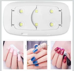 Mini Uv Led Nail Lamp – Portable Usb Gel Nail Dryer (Pink)