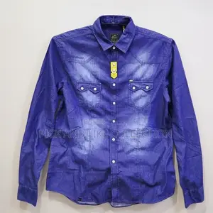 Classic Feel, Modern Edge — Jeans Shirt. (Cotton)