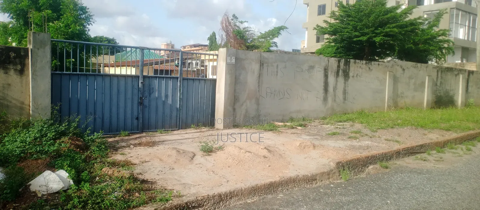 Walled and Gated 2 Plots of Land East Legon