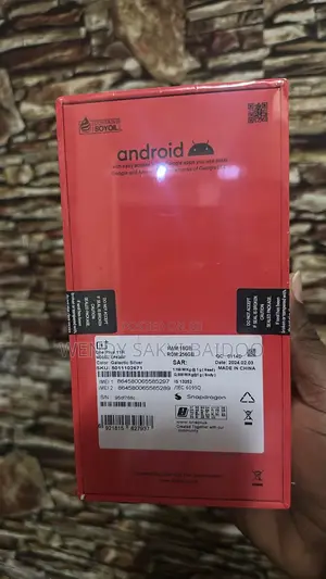 New OnePlus 11R 256 GB Silver