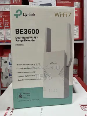 Tp-Link Wifi Extender Re235be Be3600 Dual-Band Wi-Fi 7 Wlan Repeater
