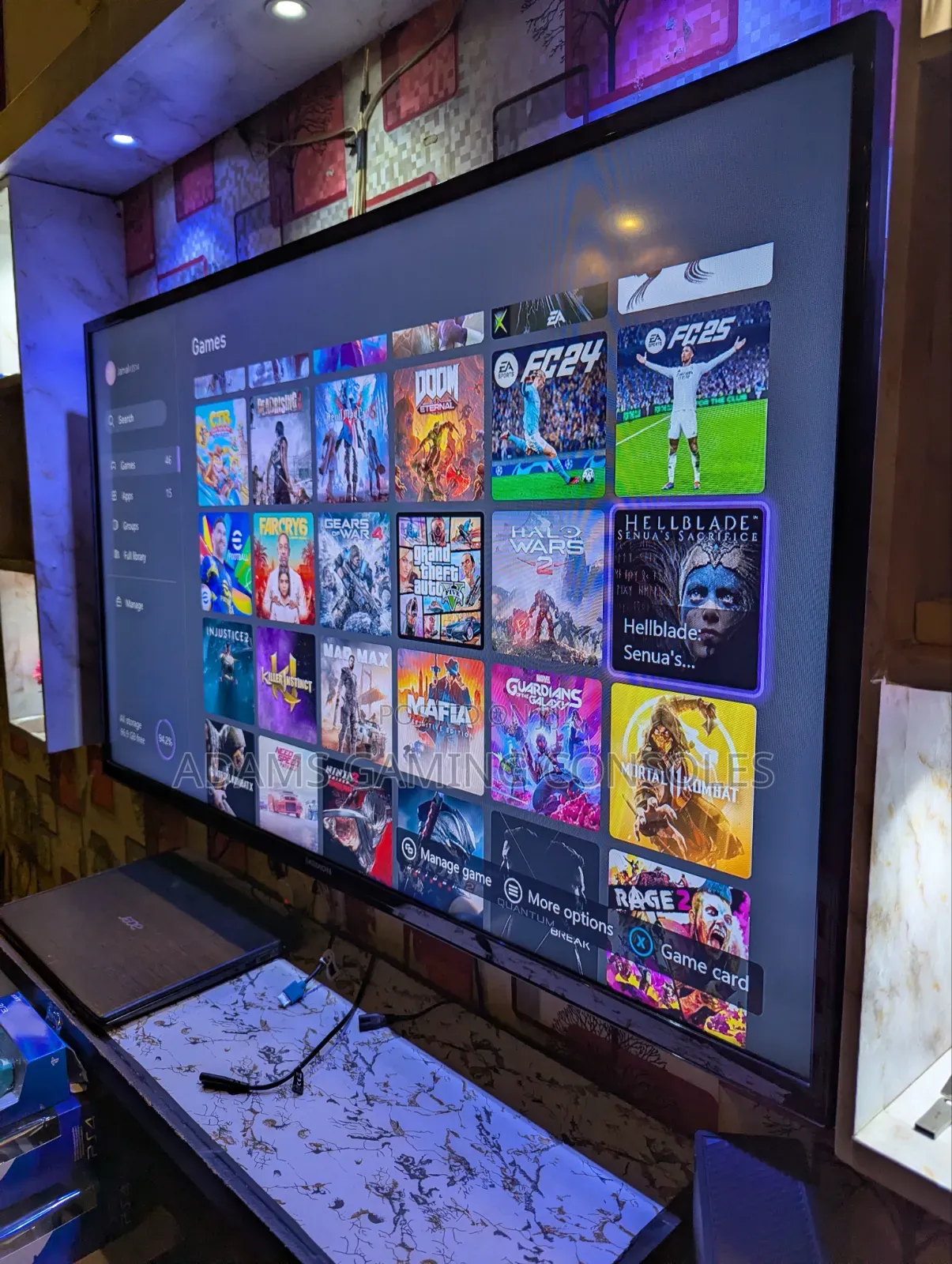 Microsoft Xbox One 2terrabyte With 44 Games
