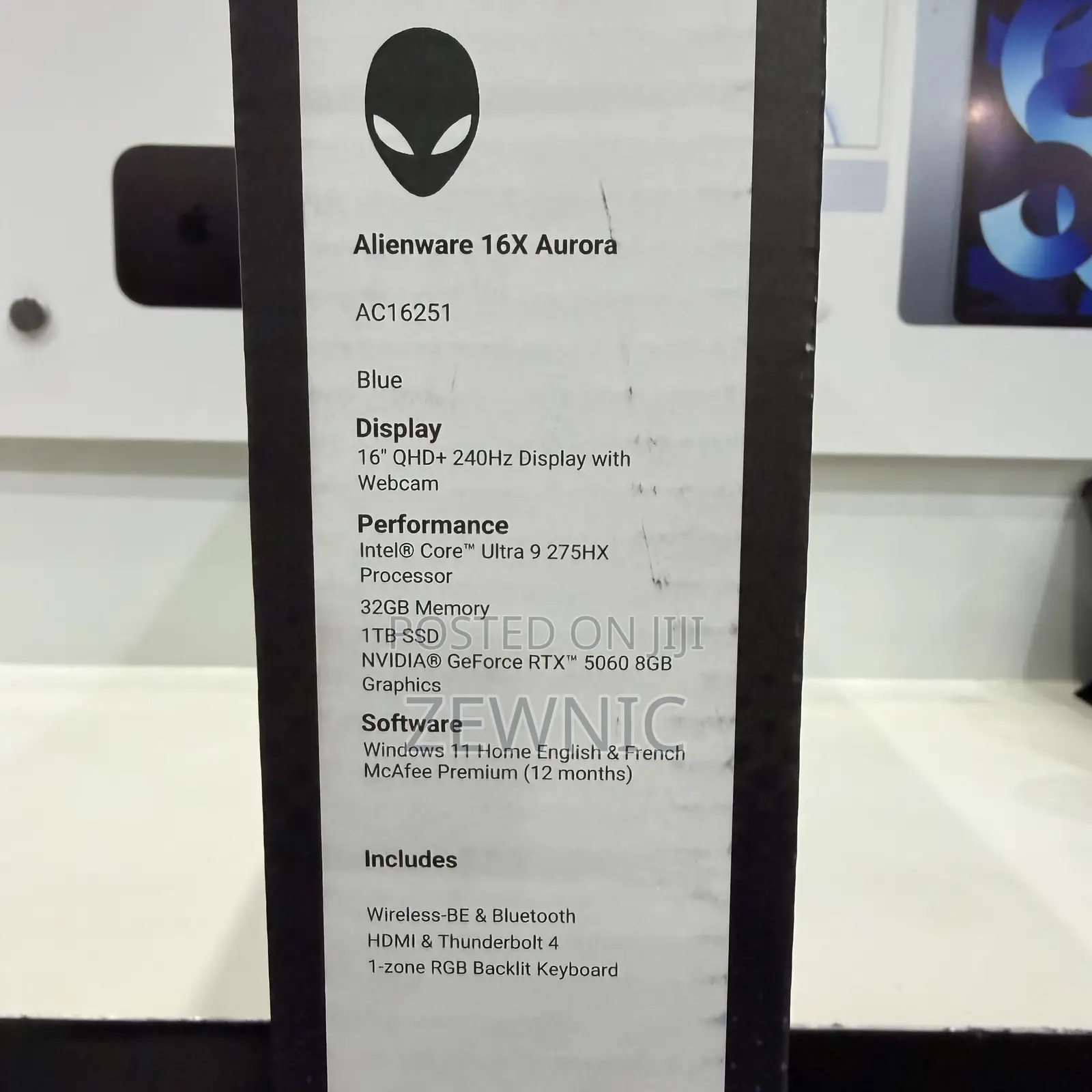 New Laptop Alienware 16x Aurora 32GB Intel Core Ultra 9 SSD 1T