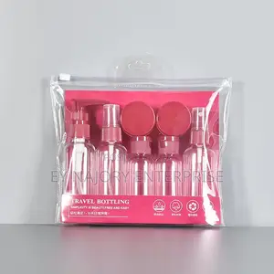 7pcs Travel Bottle Set for Skincare Toiletries-Refillable Leakproof